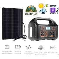 ราคา เครื่องสำรองไฟ Power Stationแคมป์ปิ้ง power box แหล่งจ่ายไฟกลางแจ้ง 400W 800000mA 2 พอร์ต USB มี LEDการชาร์จพลังงานแสงอาทิตย์ เครื่องปั่นไฟ ที่ชาร์จมือถือ แบบพกพามัลติฟังก์ชั่นแหล่งจ่าย สำรองไฟแคมป์ปิ