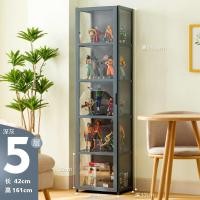 ราคา ตู้โชว์ KIMDELIN 2ประตู4 5ชั้นชั้นสามด้านความโปร่งใสชั้นวางของชั้นหนังสือชั้นวางหนังสือไม้ (22797991442)
