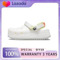 ราคา ของแท้ 100 Crocs Classic Hiker Ikat Clogs White Non Slip Thick Sole Beach 206772 100 Mens and Womens Sports Sandals รองเท้าแตะ (22683923204)