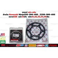 ราคา สเตอร์หน้าหลัง พระอาทิตย์ สำหรับ Kawasaki Ninja250 Ninja300 Ninja400 Z250 Z300 Z400 Versys300 สเตอร์พระอาทิตย์ JomThaiAsahi (20216062592)