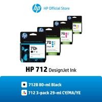 ราคา HP 712B 80ml Black Ink Cartridge 3ED29A for DesignJet T230 Plotter Printer (9664938117)
