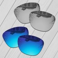 ราคา เลนส์อะไหล่ทดแทนป้องกันรอยขีดข่วนโพลาไรซ์2คู่สำหรับ Oakley Frogskins เอเชียขนาด OO9245 54มม แว่นกันแดดปกป้อง UV (22517542022)