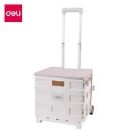 ราคา Deli ตระกร้ารถเข็น รถเข็นช้อปปิ้ง รถเข็นแคมป์ปิ้ง รับน้ำหนักได้ 80 Kg พับเก็บได้ น้ำหนักเบา เคลื่อนย้ายสะดวก Flat Cart (21697148266)