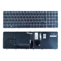 ราคา แป้นพิมพ์ไฟหลังแล็ปท็อปสำหรับโน้ตบุ๊ค HP Elitebook 850 G3 755 G3แป้นพิมพ์ EU ของแท้ (20282599196)
