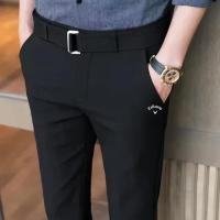 ราคา 2024 New Callaway Pants Autumn Mens Casual Business Trousers Breathable Straight Leg Pants Mens Golf Long Pants (21644872910)