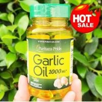 ราคา 80 OFF ราคา Sale EXP 09 2024 น้ำมันกระเทียมสกัด Garlic Oil 1000mg 100 Softgels Puritans Pride (21495254291)