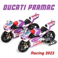 ราคา รถ1 18ของสะสม Maisto 2022 GP Racing Ducati Pramac รถแข่งของเล่นแบบจำลองรถมอเตอร์ไซค์ (22475883001)