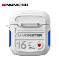 ราคา 24H Shipped 2 Years Warranty Monster XKT16 Bluetooth 5 3 Earphones Sports Ear Mechanical Design Wireless Headphones Gamer Headset TWS Noise Reduction (22820293261)