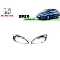 ราคา Honda Brio Amaze ครอบไฟหน้า ชุบโครเมี่ยม (1339636747)