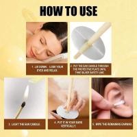 ราคา 20 Pcs Beeswax Natural Ear Candles Wax Removal Ear Wax Candles for Ear Candling Ear Clean Candle Earwax Cleaning Kit Easy Install Easy to Use (22932629489)
