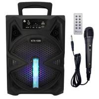 ราคา ลำโพงบลูทูธ รุ่น KTX 1301 ดอก8นิ้ว แถมฟรีไมค์สาย รีโมท เสียงเบสแน่นมาก สามารถเชื่อมได้2ตู้ เพิ่ม ลดเสียงได้ กำลังขับ10W (20198744211)