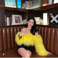 ราคา เสื้อปาดไหล่ขนมิ้ง ขนเฟอร์ แขนถอดแยกได้ สวยหรูอลังมาก ได้3ชิ้นคุ้มมาก (14986503303)