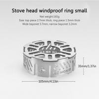 ราคา เตาตั้งแคมป์บังลมขนาดเล็กกันลมสแตนเลสเตาแก๊สปิคนิคเตาแผ่นเบนทางลมกลางแจ้งกระจกหน้ารถ (20315564809)