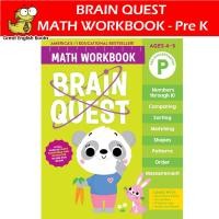 ราคา In Stock ลิขสิทธิ์แท้ หนังสือแบบฝึกหัดเลขเตรียมอนุบาล Brain Quest Math Workbook Pre Kindergarten Brain Quest Math Workbooks Paperback (22678032722)