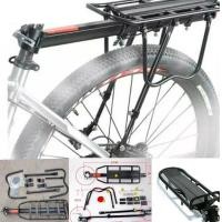 ราคา ตะแกรงท้ายจักรยาน เบาะหลังจักรยาน แร๊คท้ายวางของ วางกระเป๋า ผลิตจากอลูมิเนียม (16953391131)