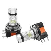 ราคา 2ชิ้น เซ็ตสำหรับ Audi A3 A4 A5 A6 B7 BMW Benz Volkswagen Jetta Golf gti Tiguan H15สีขาว LED หมอกหลอดไฟวิ่งไฟ (22703051008)