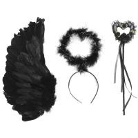 ราคา Pantorastar ชุดปีกนางฟ้าปีศาจ3แพ็กชุดปีกนางฟ้าสำหรับผู้ใหญ่น้ำหนักเบาทำมือสำหรับสวมบทบาทในวันฮาโลวีน (22273398363)