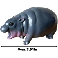 ราคา So starry Moo Deng The Pygmy Hippo สติ๊กเกอร์ไลน์ ตุ๊กตาสัตว์วัสดุเรซิ่น 9cm หมูเด้ง สุดน่ารัก การจำลองสัตว์ป่าฮิปโป (22906432229)