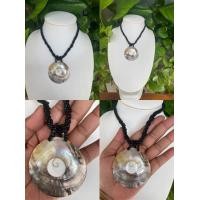 ราคา สร้อยคอแฟชั่นชายทะเล พร้อมจี้เปลือกหอยแท้ ทำจากเปลือกหอยมุกจานทอง ฝังอินอ้อยนำโชค เปลือกหอยแท้ (7568497250)