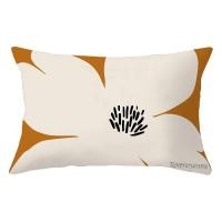 ราคา หมอนอิงโซฟาหมอนอิงทรงสี่เหลี่ยมผืนผ้าสไตล์นอร์ดิกหมอนกอดปลอกหมอนอิงลายดอกไม้สไตล์ INS สำหรับโรงแรมหมอนรองเอวขนาดใหญ่ (20037248507)