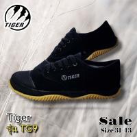 ราคา Tiger รองเท้าผ้าใบชาย รองเม้าผ้าใบ รองเท้านักเรียนชาย รุ่น TG9 สีดำ Size31 43 (18907198431)