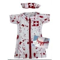 ราคา ชุดฮาโลวีนเด็ก ชุดนางพยาบาลเลือดสาด คอสเพลย์ แฟนซี น้อง3 10ปี พร้อมส่ง ชุดนางพยาบาลเลือด (20675689092)