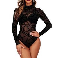 ราคา ชุดบอดี้สูทรัดรูปคอเต่าซีทรูเซ็กซี่สำหรับผู้หญิง (21950623729)