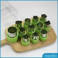 ราคา Reviln พิมพ์กดผักผลไม้ กดคุ้กกี้ แม่พิมพ์กดผัก แม่พิมพ์ทำขนม Biscuit embossing mold (19213749318)