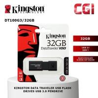 ราคา สินค้าของแท้100 จัดส่งฟรี COD Kingsto แฟลชไดรฟ์ USB สำหรับข้อมูลแฟลชไดรฟ์ USB 3 0 Pendrive DT100G3 32GB (10490721114)