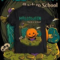 ราคา ขายปีใหม่Halloween T SHIRT ชุดวันหยุดผ้าฝ้าย สุขสันต์วันฮาโลวีน เสื้อฟักทอง ชุดครอบครัว พร้อมส่ง การเข้ารหัส S 5XL (22614299494)