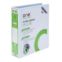 ราคา ONE แฟ้ม 3 ห่วง A4 สัน 3 นิ้ว สีขาว (11032810046)