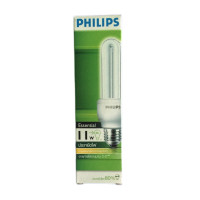 ราคา หลอดไฟPhilips Essential หลอดประหยัด ตะเกียบ 2U 11W ขั้วเกลียว E27 แสง Day Light แสงขาว แสงวอร์ม (22617165467)