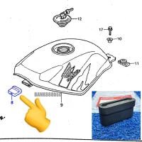 ราคา ยางรองถังน้ำมัน หน้า LS125 แอลเอส ของแท้ 100 เบิกศูนย์ 17517 KW6 960 (22000675436)