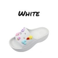 ราคา รองเท้าแตะผู้หญิง ส้นสูง 4 cm ลายการ์ตูนน่ารักๆ หนานุ่มใส่สบาย (21383444265)