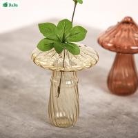 ราคา แจกันแก้วปลูกต้นไม้สำหรับปลูกต้นไม้ในแจกันไฮโดรโพนิกสไตล์บาบาต้นไม้จำลองใสรูปเห็ด BA MY สำนักงานสำหรับใช้ในสวนบ้าน (21411138913)