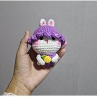 ราคา พวงกุญแจกระต่าย ตุ๊กตากระต่ายน่ารัก พวงกุญแจถัก งานแฮนด์เมด ตุ๊กตาไหมพรม ห้อยกระเป๋า (22960112051)