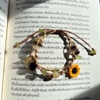 ราคา กำไลทานตะวัน กำไลเชือกถัก งานแฮนด์เมด (22657667449)