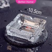 ราคา Better ที่เขี่ยบุหรี่ แบบสี่เหลี่ยม และ แบบกลม แก้วสีใส ที่ทิ้งก้นบุหรี่ Ashtray (22884288569)
