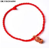 ราคา สร้อยข้อมือเชือกถักสีแดงนำโชคสำหรับผู้ชายผู้หญิง (21059649212)