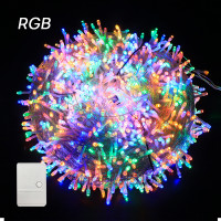ราคา ไฟกระพริบ ไฟตกเเต่งห้องนอน ไฟต้อนรับปีใหม่ ไฟกระพริบ 100 led ยาว8เมตรใช้ ตกแต่งสวน ปรับระดับกระพริบได้ (22818575163)