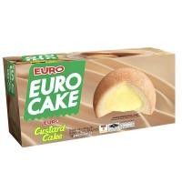 ราคา Euro Cake ยูโร่ พัฟเค้กสอดไส้ครีมคัสตาร์ด 17กรัม x 12ซอง เค้ก (11783604002)