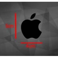 ราคา สติ๊กเกอร์ Apple สะท้อนแสง ติดกระจกหลังรถ สูง 5ซม กว้าง4ซม (22784851476)