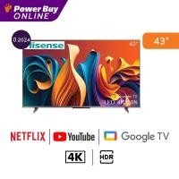 Hisense 4K QLED Google TV ทีวี ขนาด 43 นิ้ว รุ่น 43Q6N