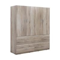 ราคา Furinbox ตู้เสื้อผ้า 4 บาน พร้อมลิ้นชัก รุ่น TULIP มี 2 สีให้เลือก (21475218858)