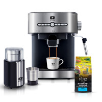 ราคา ส่งฟรี ETZEL เครื่องชงกาแฟสดETZEL รุ่นSN203Set2 SN203Set2Cap เครื่องบดเมล็ดกาแฟ SN7820 แถมฟรี เมล็ดกาแฟดอยช้าง 250 กรัม (22939122602)