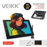 ราคา VEIKK VK1200 11 6นิ้ว IPS Pen Display Drawing Monitor เทคโนโลยีลามิเนตเต็มรูปแบบแท็บเล็ตการวาดภาพกราฟิกพร้อมหน้าจอ8192ระดับรองรับปากกาไร้แบตเตอรี่ 60 ฟังก์ชั่นเอียง (22909333386)