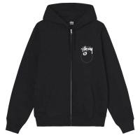 ราคา Stussy 8ลูกเสื้อฮู้ดมีซิปเถ้าเฮเทอร์ (22838645372)