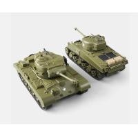 ราคา รถบังคับ รถถังบังคับ Heng Long sherman VS Pershing SCALE 1 30 รถถัง รถทหาร 2 4GHz 3841 01 (22323873299)