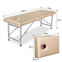 ราคา TFS เตียงนวด พับเก็บได้ ขนาด180x60x65 เตียงเสริมสวย โครงสแตนเลส PU ที่นอนหนัง เตียงสปา SPA สีดำ สีทอง Massage bed เตียงสักคิ้ว (22787566692)