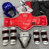 ราคา Protector sets Taekwondo body head gear hand guard ชุดเกราะWTFทั้งชุด คุณภาพเยี่ยม ชุดเกราะเทควันโด ชุดป้องกัน เกราะ เทค (20451370478)